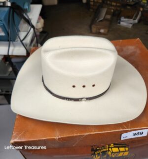 a369- Stetson Cowboy Fan Size 7 1/4 - Image 2