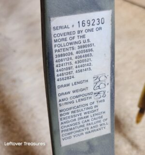 a375- Fred Bear Signature Line compound bow - Image 3