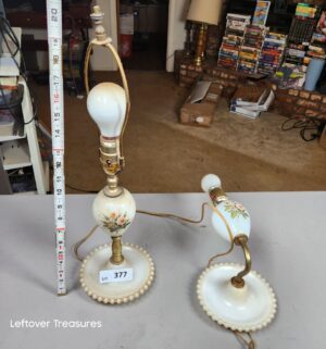 a377- vintage boudoir lamps - Image 1