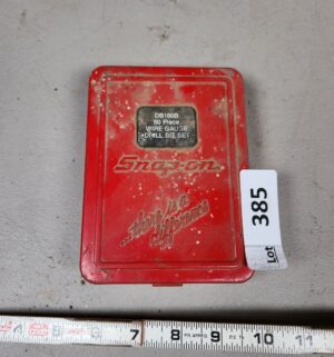 a385- Snap-on 60-piece Wire Gauge Drill Bit Set - Image 1