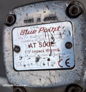 a405- Blue-Point by Snap-On pneumatic air impact wrench - Image 3