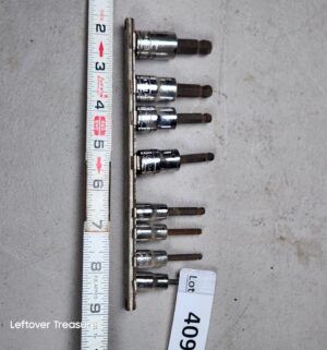 a409- Snap-on Tools 8-piece 3/8-inch drive SAE standard hex bit socket set - Image 1