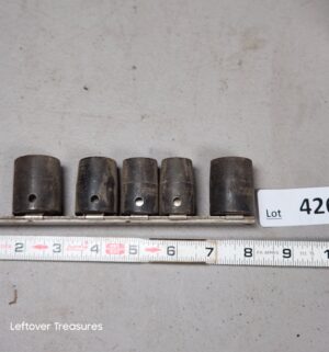 a426- Snap-on 1/2 drive, 6-point SAE shallow impact sockets - Image 1
