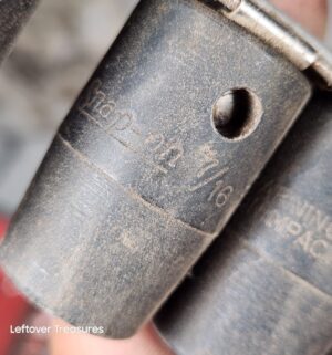 a426- Snap-on 1/2 drive, 6-point SAE shallow impact sockets - Image 2