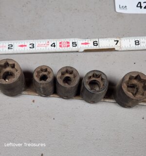 a426- Snap-on 1/2 drive, 6-point SAE shallow impact sockets - Image 3