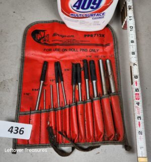 a436- Snap-on PPR712K 12-piece roll pin punch set - Image 1