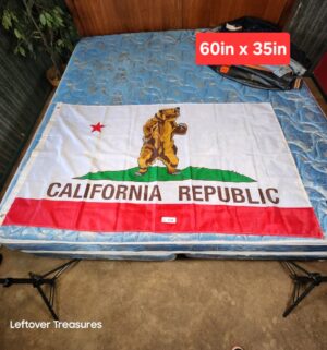 a438- Large California Republic Flag - Image 1