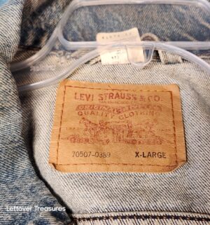 a442- 1980s Levis denim trucker jacket - Image 2