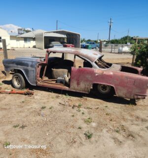 a455- (SEE VIDEO) 1955 Chevrolet 1/4 Mile Race Car. Non-Op. Buyer to receive all parts. Clean Title. Pink Slip Transfer. TRUE RACE CAR