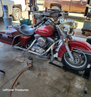 a462- 1997 Harley Davidson Road King Motorcycle. Runs. Drives. Salvaged Title. Owner Restored. Non Op. Pink Slip Transfer