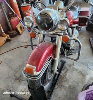 a462- 1997 Harley Davidson Road King Motorcycle. Runs. Drives. Salvaged Title. Owner Restored. Non Op. Pink Slip Transfer - Image 6