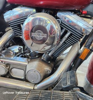 a462- 1997 Harley Davidson Road King Motorcycle. Runs. Drives. Salvaged Title. Owner Restored. Non Op. Pink Slip Transfer - Image 16