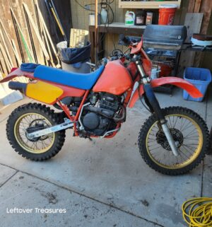 a463- 1986 Honda XR600R. Clean Title. Pink Slip Transfer