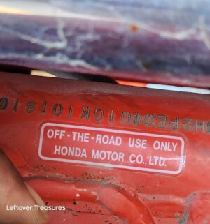 a463- 1986 Honda XR600R. Clean Title. Pink Slip Transfer - Image 14