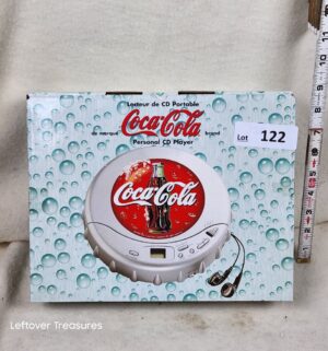 b122- 1999 Coca-Cola branded personal CD player
