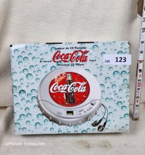 b123- 1999 Coca-Cola branded personal CD player