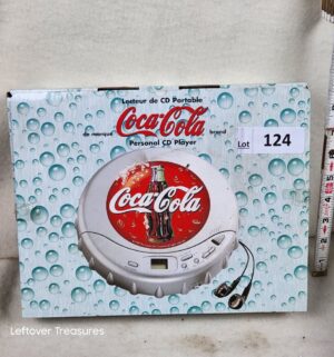 b124- 1999 Coca-Cola branded personal CD player