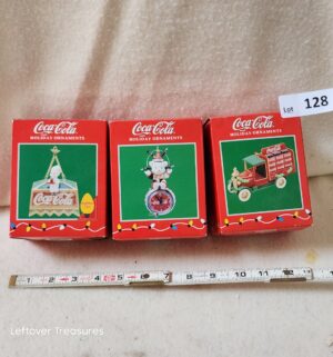 b128- coca cola holiday ornaments