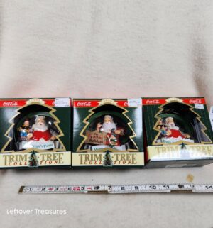 b130- Coca Cola Trim a tree ornaments