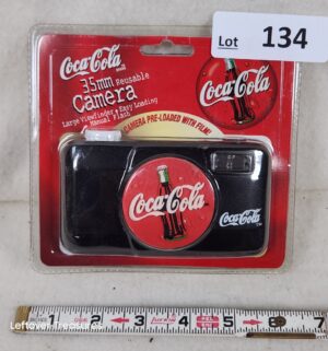 b134- Coca Cola 35mm Camera w/ Film