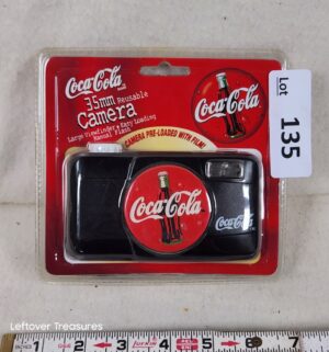 b135- Coca Cola 35mm Camera w/ film