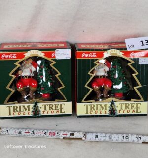 b137- Coca Cola Trim a tree ornaments