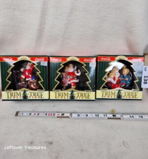 b138- Coca Cola Trim a tree ornaments