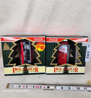 b143- Coca Cola Trim a tree ornaments