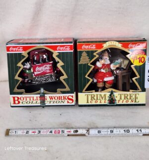 b145- Coca Cola Trim a tree ornaments