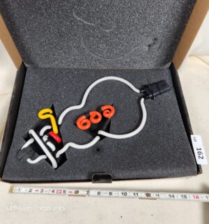b162- Snowman, No Base. Advantage Interchangeable Neon Sculpture