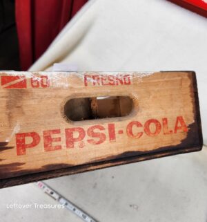 b182- Fresno vintage wooden Pepsi soda crate, - Image 2