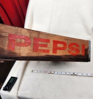 b182- Fresno vintage wooden Pepsi soda crate, - Image 3