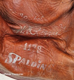 b189- California Bowl 8 - 1988 footballs, Spalding leather baseball glove 1178 - Image 3
