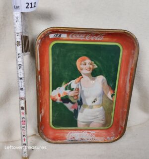 b211- Swimsuit Girl Coca-Cola serving tray