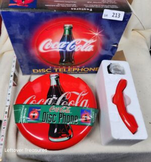 b213- 1995 Coca-Cola Blinking Disc Telephone