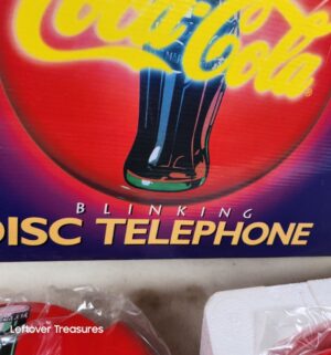 b216- vintage Coca-Cola Blinking Disc Telephone - Image 3