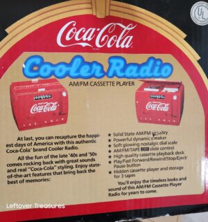 b218- vintage reproduction Coca-Cola Cooler Radio, model OTR-1949 - Image 5