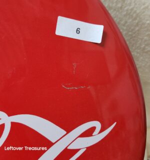 b222- 1990 Coca-Cola button sign - Image 3
