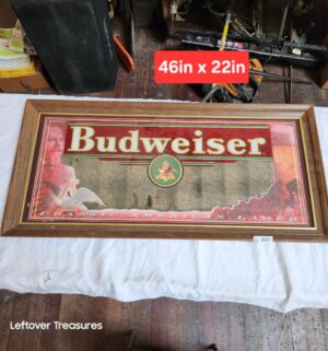 b223- 1998 Budweiser advertising mirror - Image 1