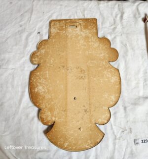 b229- 1970s Coca-Cola advertising sign features a 3D molded plastic frame in a gold, rococo style - Image 2