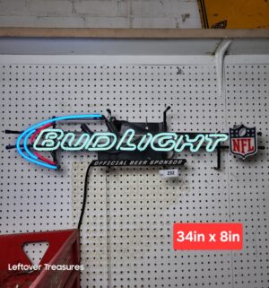 b232- Bud Light NFL neon sign - Image 1