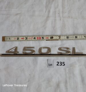 b235- vintage OEM trunk emblem for a Mercedes-Benz 450SL - Image 1