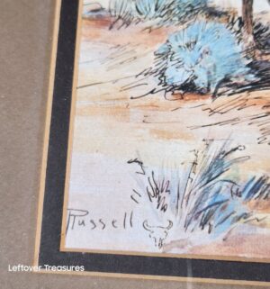 c54- Framed Print of The Trail Boss by artist Charles Marion Russell - Image 2