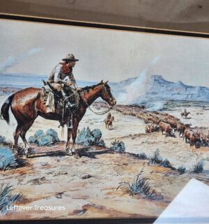 c54- Framed Print of The Trail Boss by artist Charles Marion Russell - Image 3