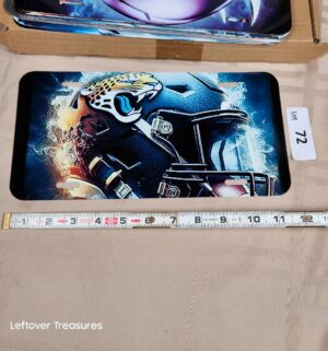 c72- Jaugars. Metal License Plate Cover