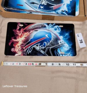 c78- Buffalo Bills. Metal License Plate Cover