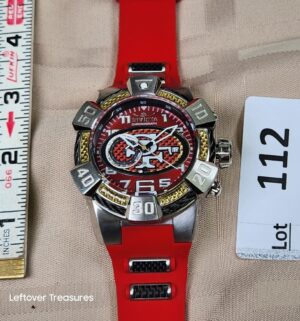 c112- Invicta NFL San Francisco 49ers chronograph watch (model 35785)