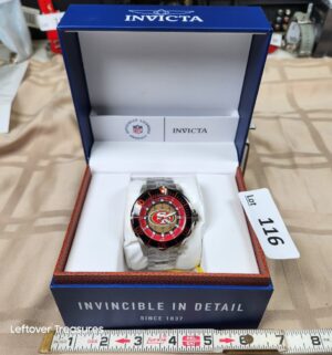 c116- Invicta Mens NFL San Francisco 49ers watch. Model 42118