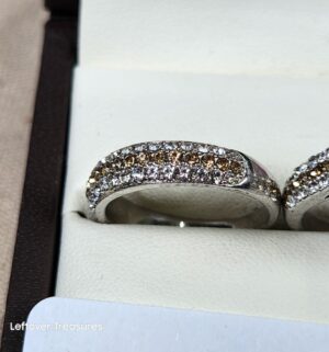 c117- Fashion Bridal Ring Set. CZ Stones. - Image 3