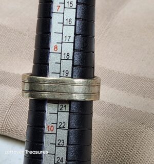 c140- Antique European Silver Ring. 800 Silver Acid Tested - Image 5